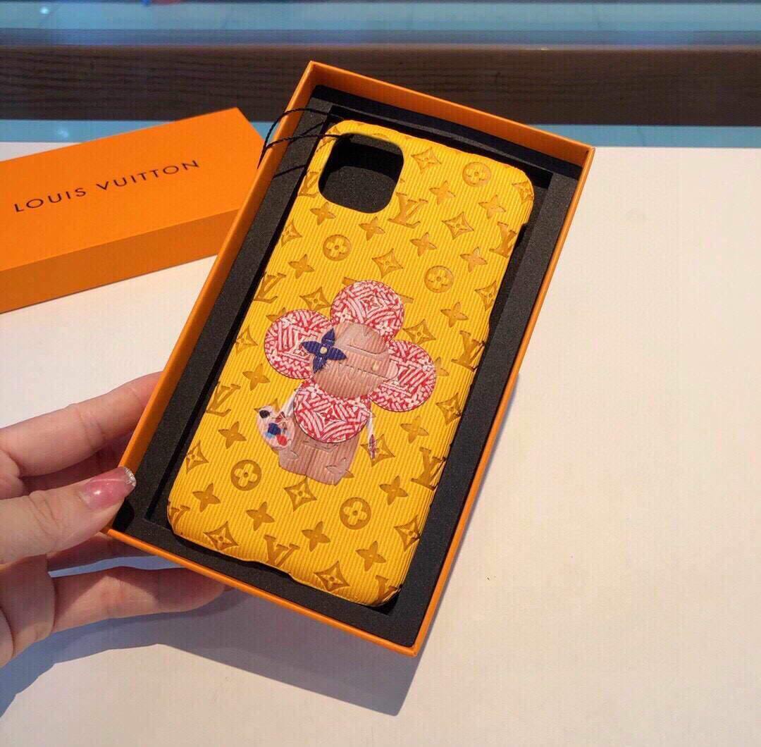 Louis Vuitton Apple Iphone Leather Premium Deluxe Phone Case Protection 10112 - luxibagsmall