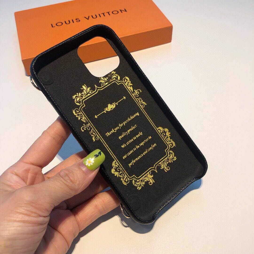 Louis Vuitton Apple Iphone Leather Premium Deluxe Phone Case Protection 10114 - luxibagsmall