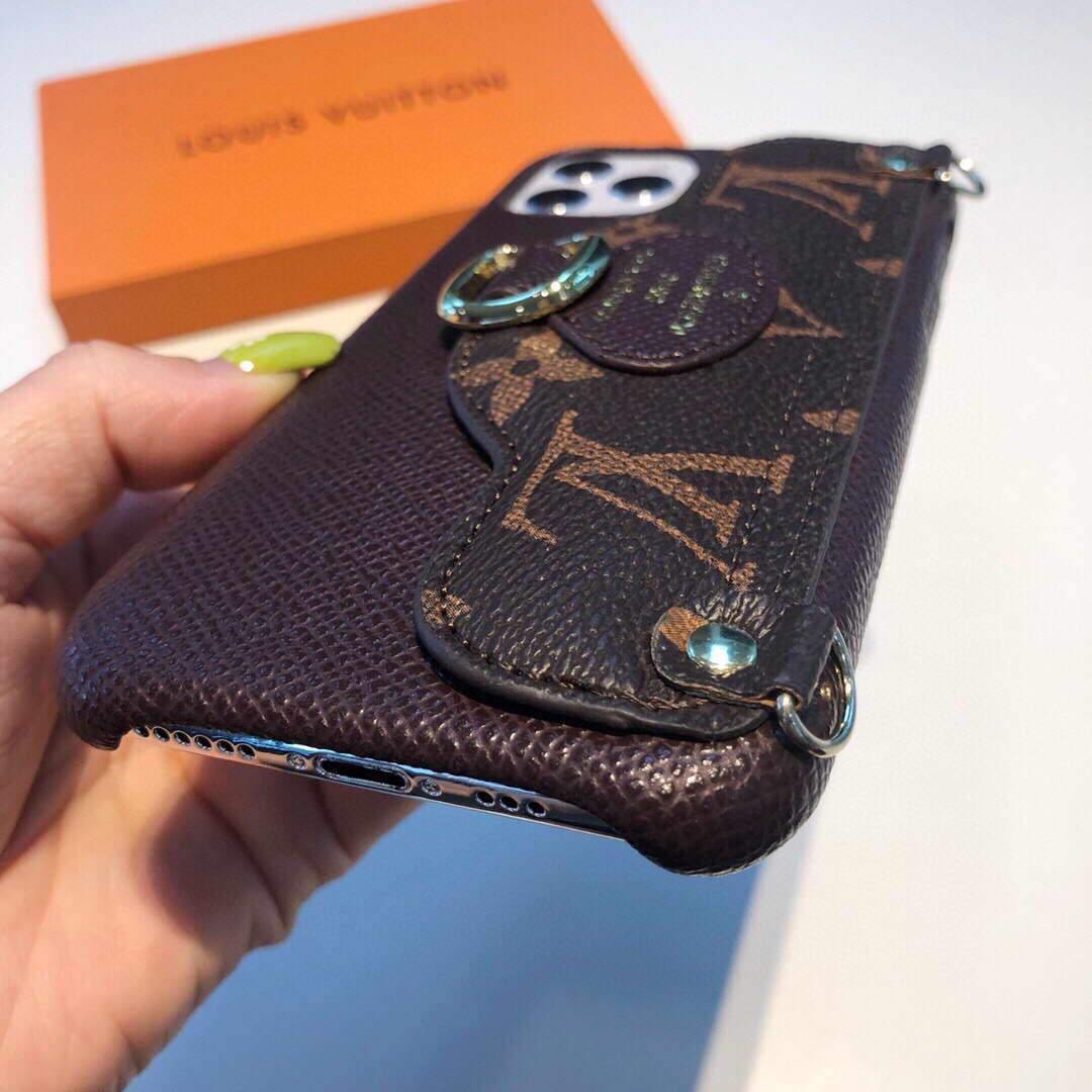 Louis Vuitton Apple Iphone Leather Premium Deluxe Phone Case Protection 10115 - luxibagsmall