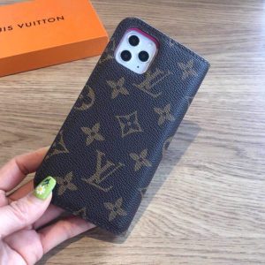 Louis Vuitton Apple Iphone Leather Premium Deluxe Phone Case Protection 10103 - luxibagsmall