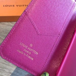 Louis Vuitton Apple Iphone Leather Premium Deluxe Phone Case Protection 10103 - luxibagsmall