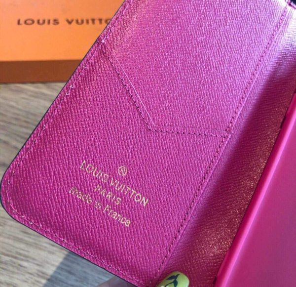 Louis Vuitton Apple Iphone Leather Premium Deluxe Phone Case Protection 10103 - luxibagsmall