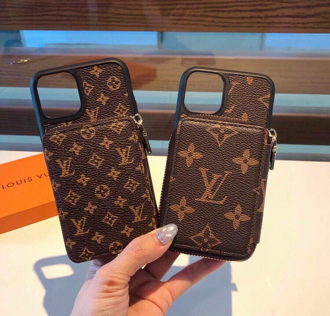 Louis Vuitton Apple Iphone Leather Premium Deluxe Phone Case Protection 10106 - luxibagsmall