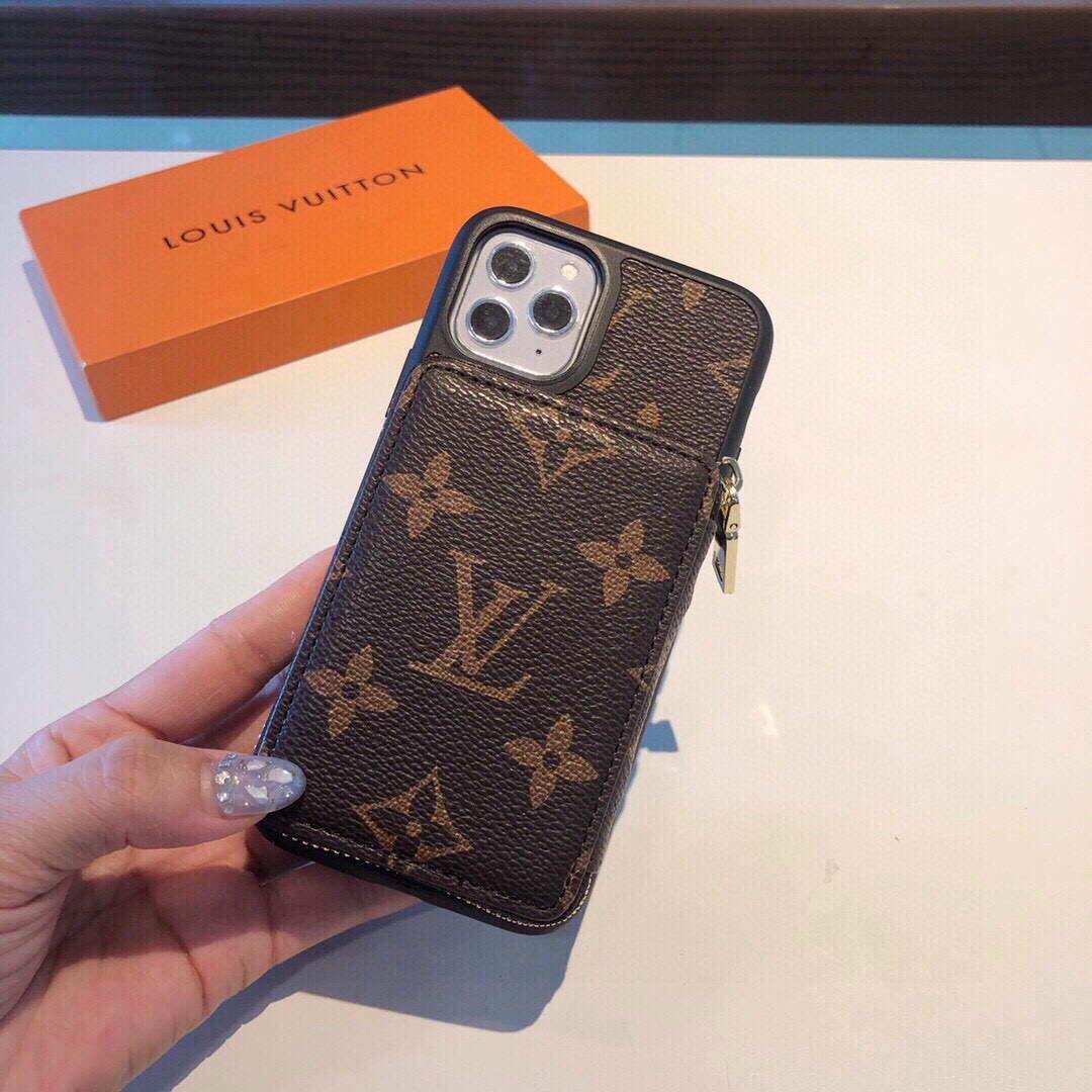 Louis Vuitton Apple Iphone Leather Premium Deluxe Phone Case Protection 10106 - luxibagsmall