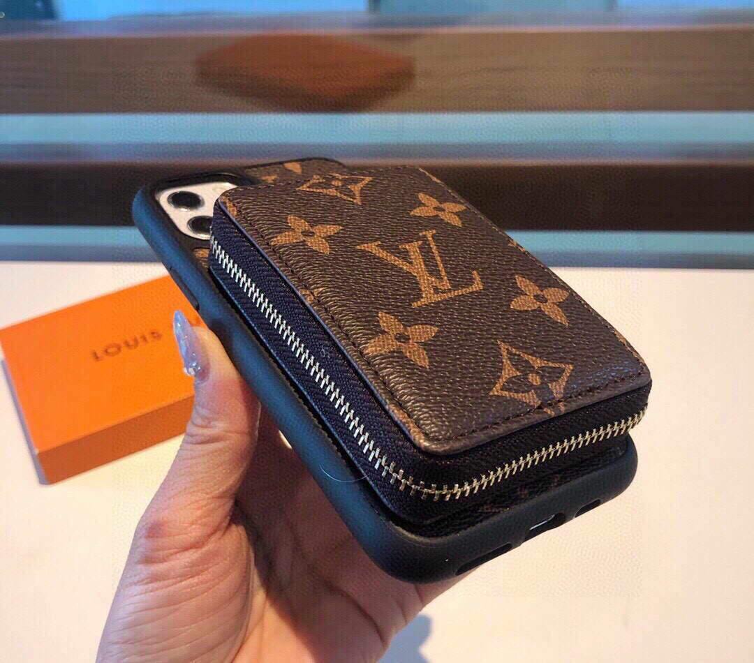 Louis Vuitton Apple Iphone Leather Premium Deluxe Phone Case Protection 10106 - luxibagsmall