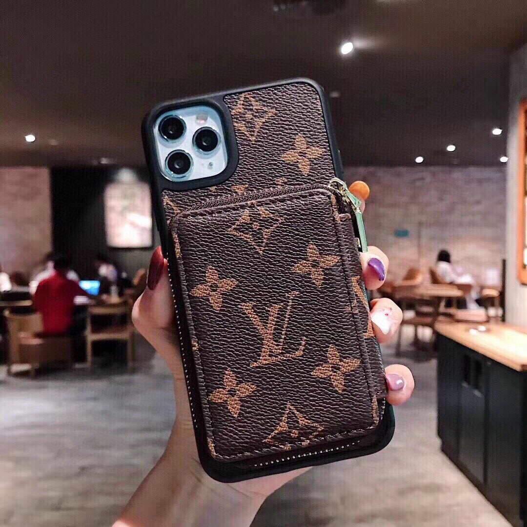 Louis Vuitton Apple Iphone Leather Premium Deluxe Phone Case Protection 10106 - luxibagsmall