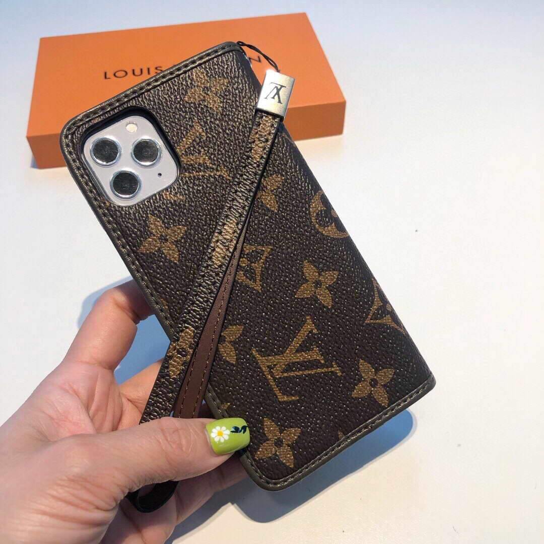 Louis Vuitton Apple Iphone Leather Premium Deluxe Phone Case Protection 10107 - luxibagsmall