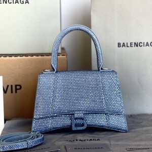 xubag.ru-balenciaga-592833-hourglass-small-top-handle-blue-suede-calfskin-with-rhinestones-001