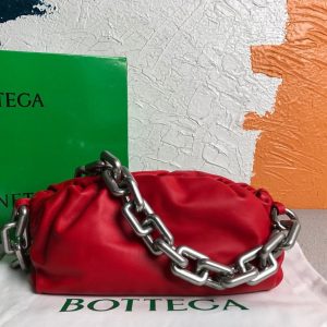 xubag.ru-bv-620230-bottega-veneta-chain-pouch-raintree-bag-92020-strap-25cm-red-silver-0