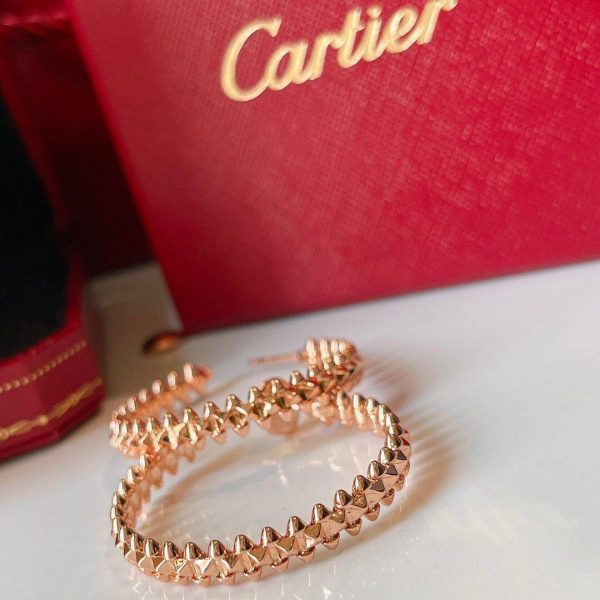 Cartier Clash De Cartier Hoop Earrings Small Model 20211 - luxibagsmall