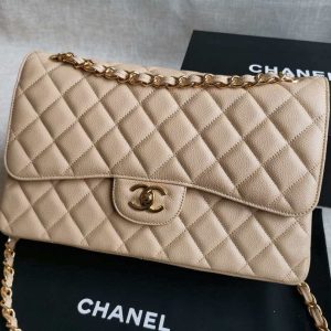 xubag.ru-chanel-a58600-large-flap-handbag-classic-bag-grained-shiny-calfskin-apricot-gold-001