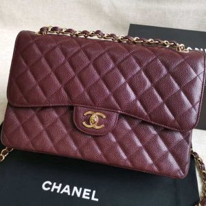 xubag.ru-chanel-a58600-large-flap-handbag-classic-bag-grained-shiny-calfskin-wine-red-gold-001