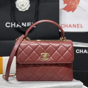 xubag.ru-chanel-a92236-small-trendy-cc-flap-bag-with-top-handle-lambskin-bag-wine-red-gold-01