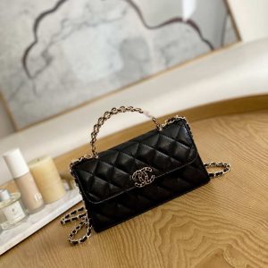 xubag.ru-chanel-ap3238-flap-chain-bag-black-calfskin-gold-with-handle-bag-001