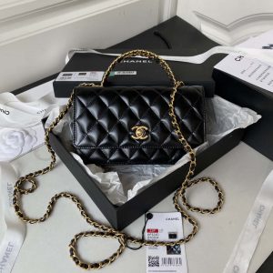 xubag.ru-chanel-ap3240-flap-bag-with-top-handle-lambskin-gold-tone-metal-black-001