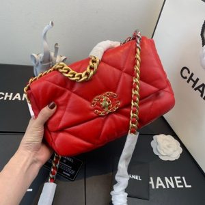 xubag.ru-chanel-as1160-chanel-19-handbag-flap-lambskin-red-001