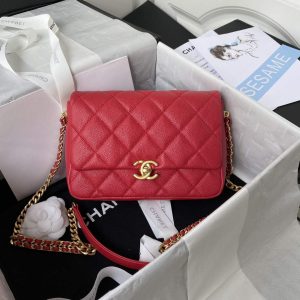 xubag.ru-chanel-as3108-chanel-flap-bag-grained-calfskin-red-0