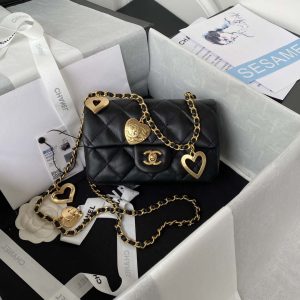 xubag.ru-chanel-as3456-mini-flap-bag-lambskin-gold-tone-metal-black-001