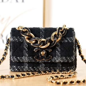 xubag.ru-chanel-as3611-small-flap-bag-wool-tweed-gold-tone-metal-black-gray-001