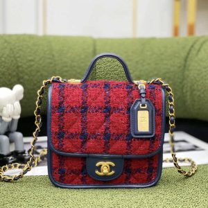 xubag.ru-chanel-as3652-small-flap-bag-with-top-handle-cotton-wool-tweed-gold-tone-metal-black-and-red-001