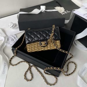 xubag.ru-chanel-as3713-small-evening-bag-lambskin-gold-metal-black-gold-001