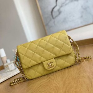 xubag.ru-chanel-as3757-mini-flap-bag-grained-calfskin-gold-tone-metal-yellow-001