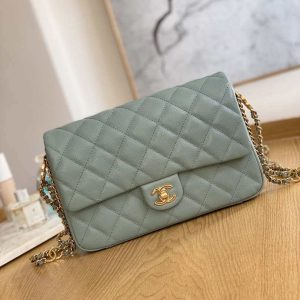 xubag.ru-chanel-as3777-flap-bag-grained-calfskin-gold-tone-metal-light-green-001