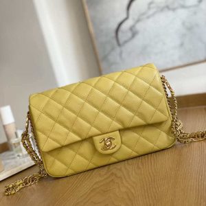 xubag.ru-chanel-as3777-flap-bag-grained-calfskin-gold-tone-metal-yellow-001