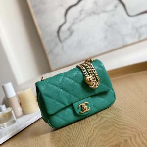 xubag.ru-chanel-as3828-mini-flap-chain-bag-green-calfskin-gold-001