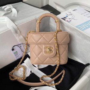 xubag.ru-chanel-as3973-small-vanity-case-lambskin-bag-with-top-handle-nude-pink-gold-001