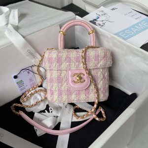 xubag.ru-chanel-as3973-small-vanity-case-tweed-lambskin-gold-metal-pink-ecru-001