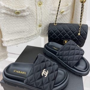 xubag.ru-chanel-womens-shoes-rhombus-velcro-slippers-c91280-3