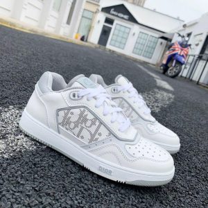 Dior 3SN272 B27 Low Top Sneaker White Smooth Calfskin - Voguebags