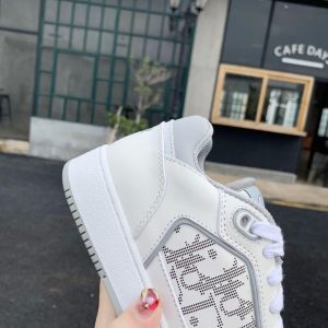 Dior 3SN272 B27 Low Top Sneaker White Smooth Calfskin - Voguebags