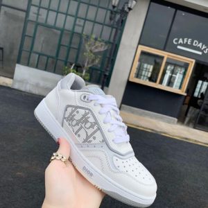 Dior 3SN272 B27 Low Top Sneaker White Smooth Calfskin - Voguebags