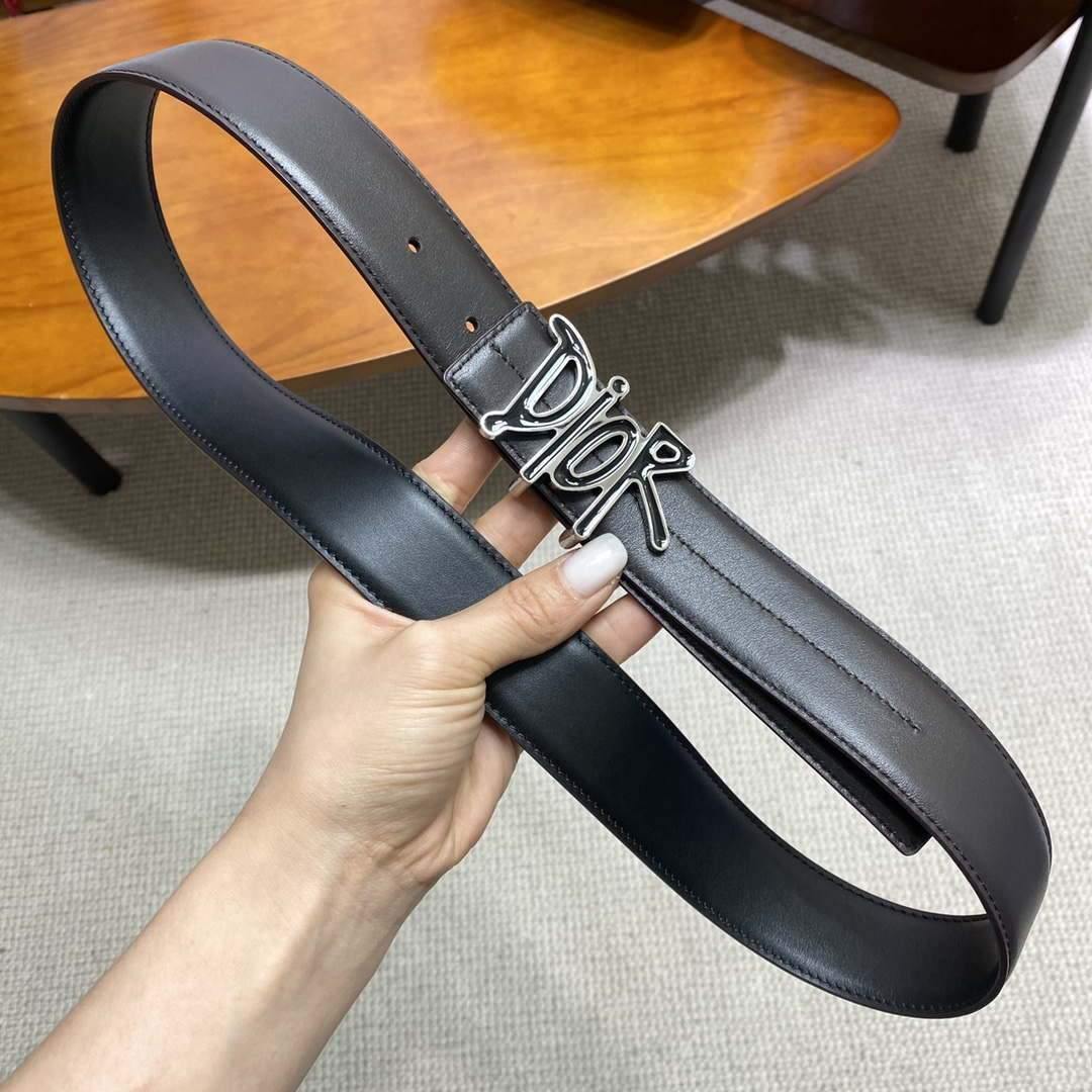 Dior Belts Designer Dior Buckle Leisure Belt Wide 3.4CM 19105 - luxibagsmall