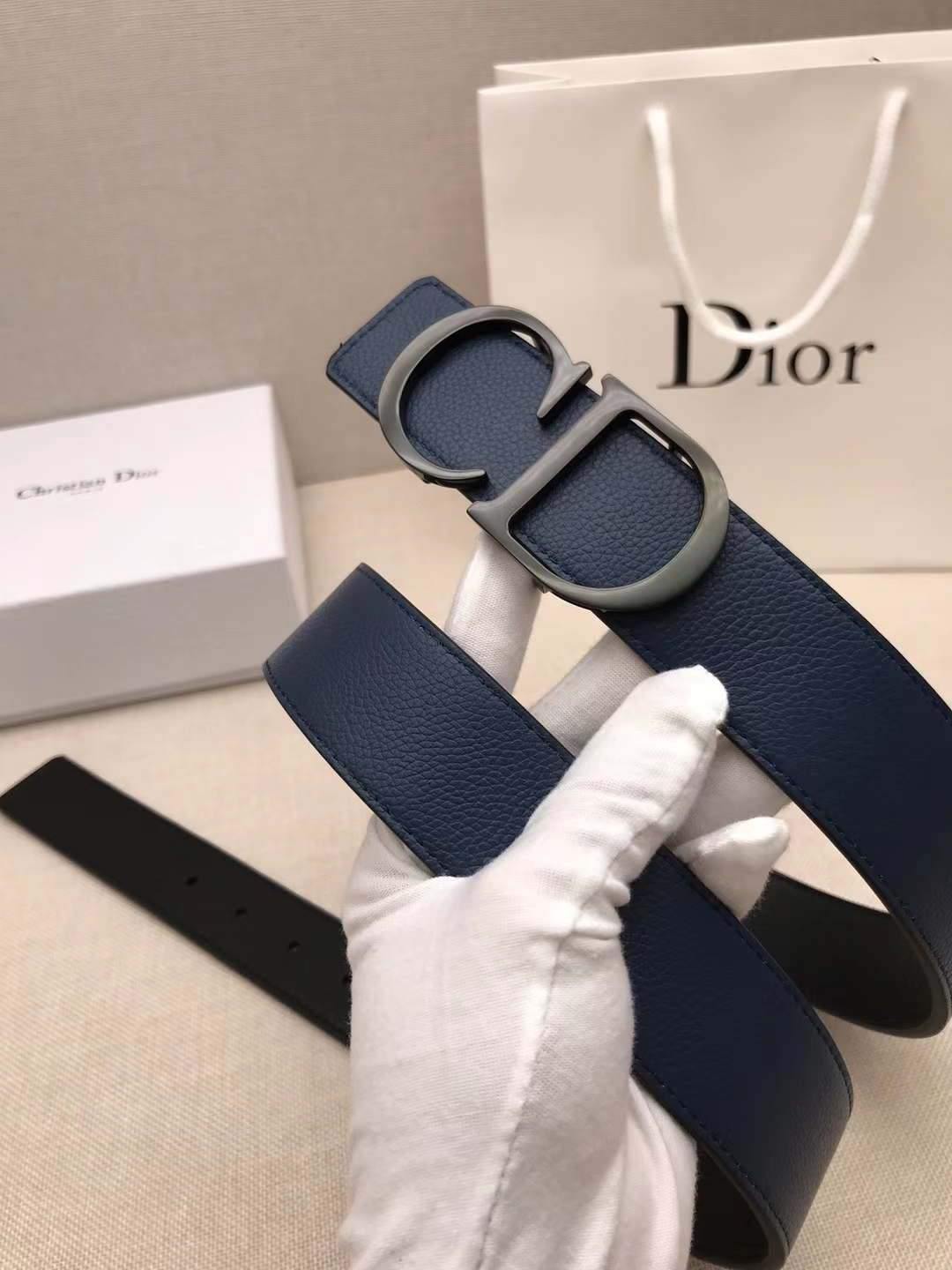 Dior Belts Designer Dior Buckle Leisure Belt Wide 3.4CM 19100 - luxibagsmall