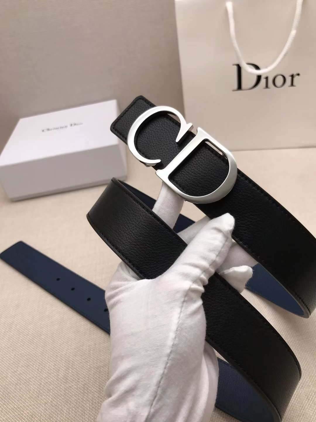 Dior Belts Designer Dior Buckle Leisure Belt Wide 3.4CM 19100 - luxibagsmall