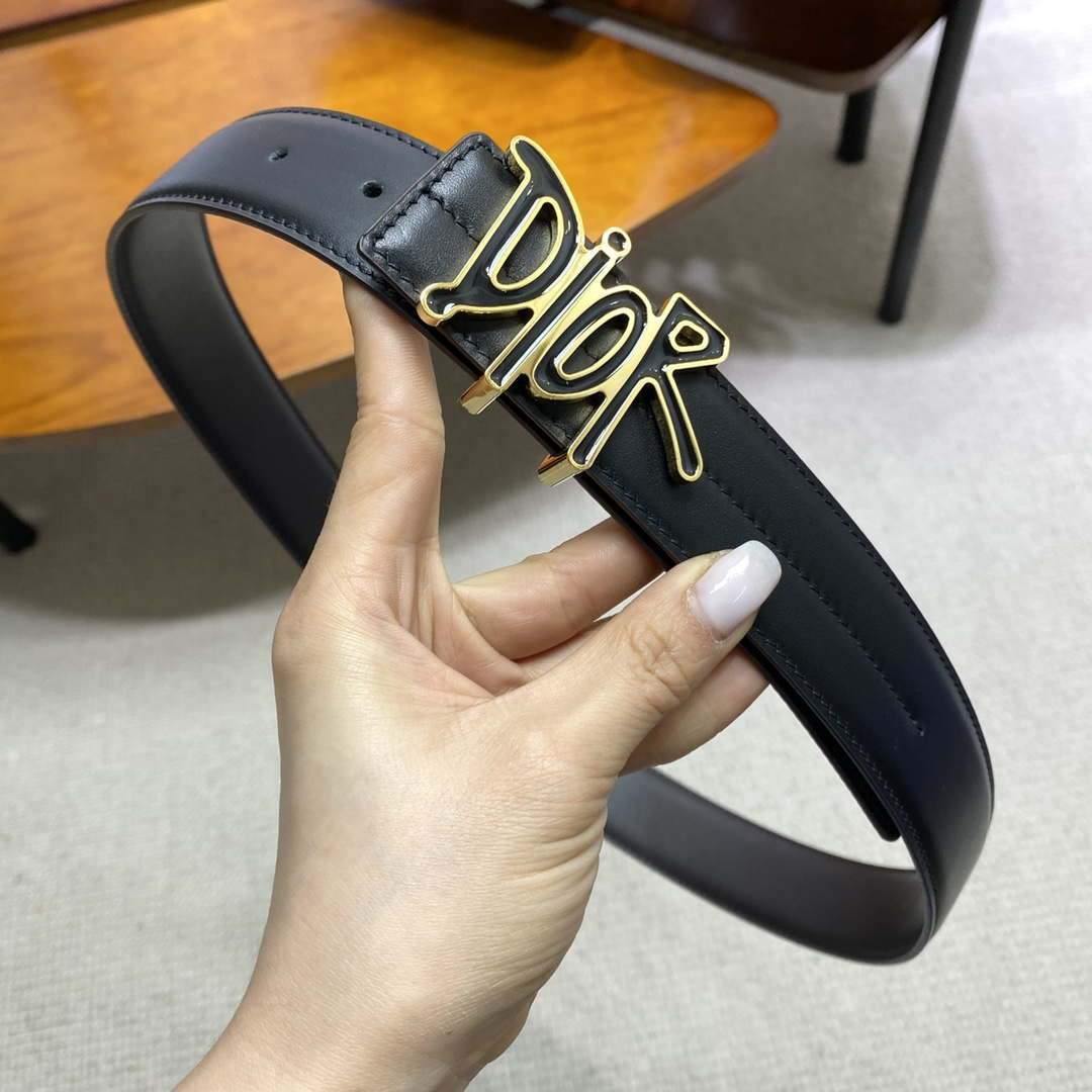 Dior Belts Designer Dior Buckle Leisure Belt Wide 3.4CM 19105 - luxibagsmall