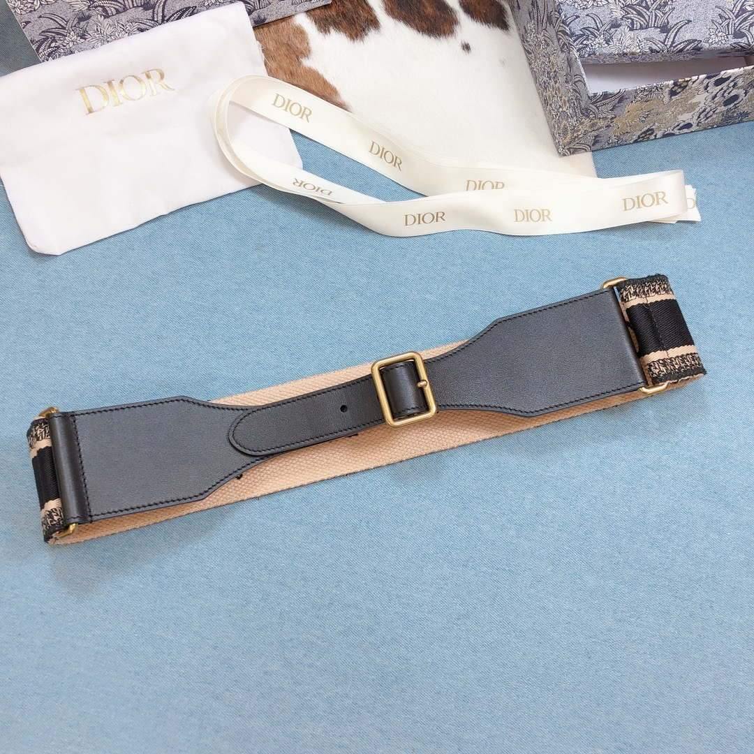 Dior Belts Designer Dior Buckle Leisure Belt Wide 6.0CM 19107 - luxibagsmall