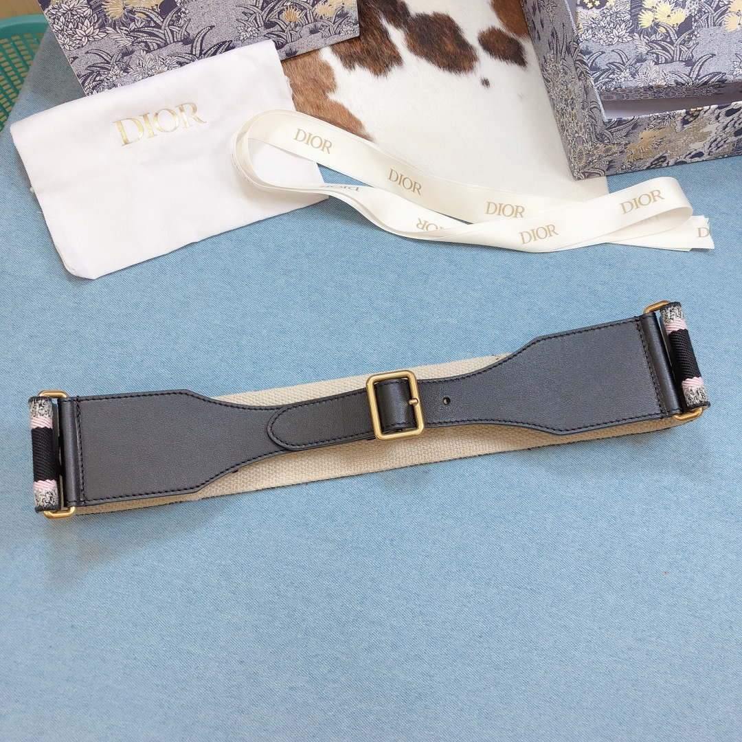 Dior Belts Designer Dior Buckle Leisure Belt Wide 6.0CM 19115 - luxibagsmall