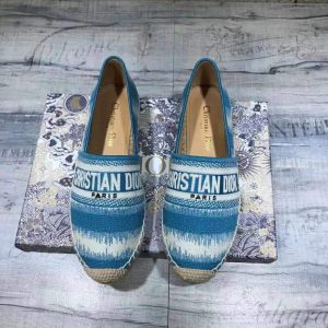 Dior KDB585 Dior Granville Espadrille Shoes Blue - luxibagsmall