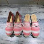 Dior KDB585 Dior Granville Espadrille Shoes Pink - luxibagsmall