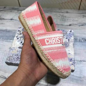 Dior KDB585 Dior Granville Espadrille Shoes Pink - luxibagsmall