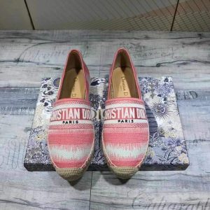 Dior KDB585 Dior Granville Espadrille Shoes Pink - luxibagsmall