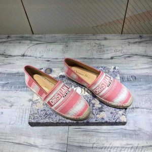 Dior KDB585 Dior Granville Espadrille Shoes Pink - luxibagsmall