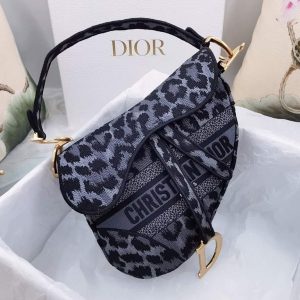 xubag.ru-dior-m0446-dior-saddle-bag-blue-multicolor-mizza-embroidery-1