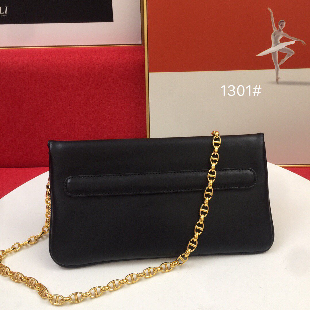 Dior M8641 Medium Diordouble Bag Black - luxibagsmall