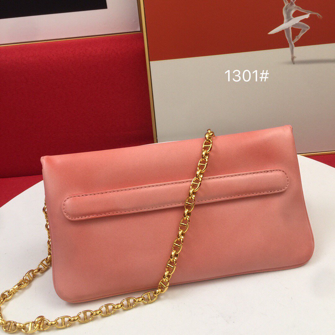 Dior M8641 Medium Diordouble Bag Pink - luxibagsmall