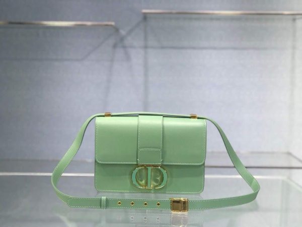 Dior M9204 Dior 30 Montaigne Box Bag Green Box Calfskin - Voguebags